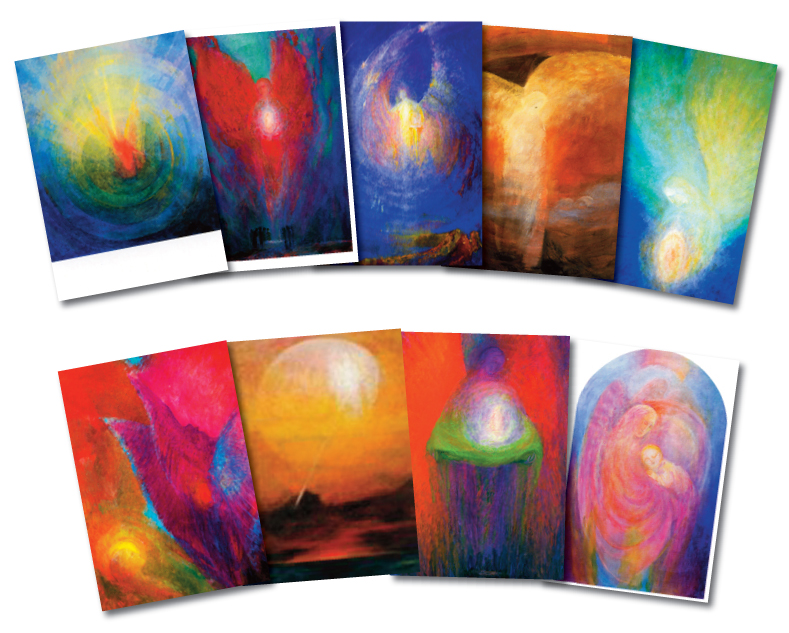 9 Angel postcards by Ninetta Sombart