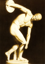 Postcard: RV2731 Discus thrower