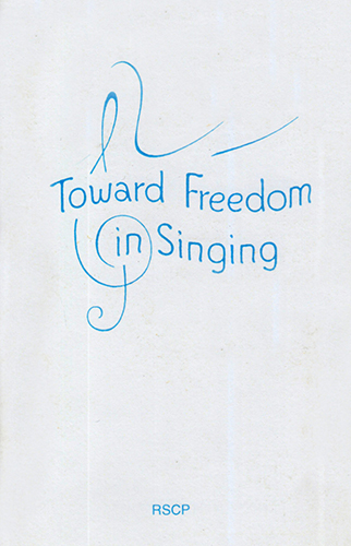 Toward Freedom in Singing RSC6847