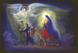 cc27 Flight to Egypt Christmas Card